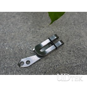 Portable tool stainless steel Waist wallet clip bottle opener UD05103